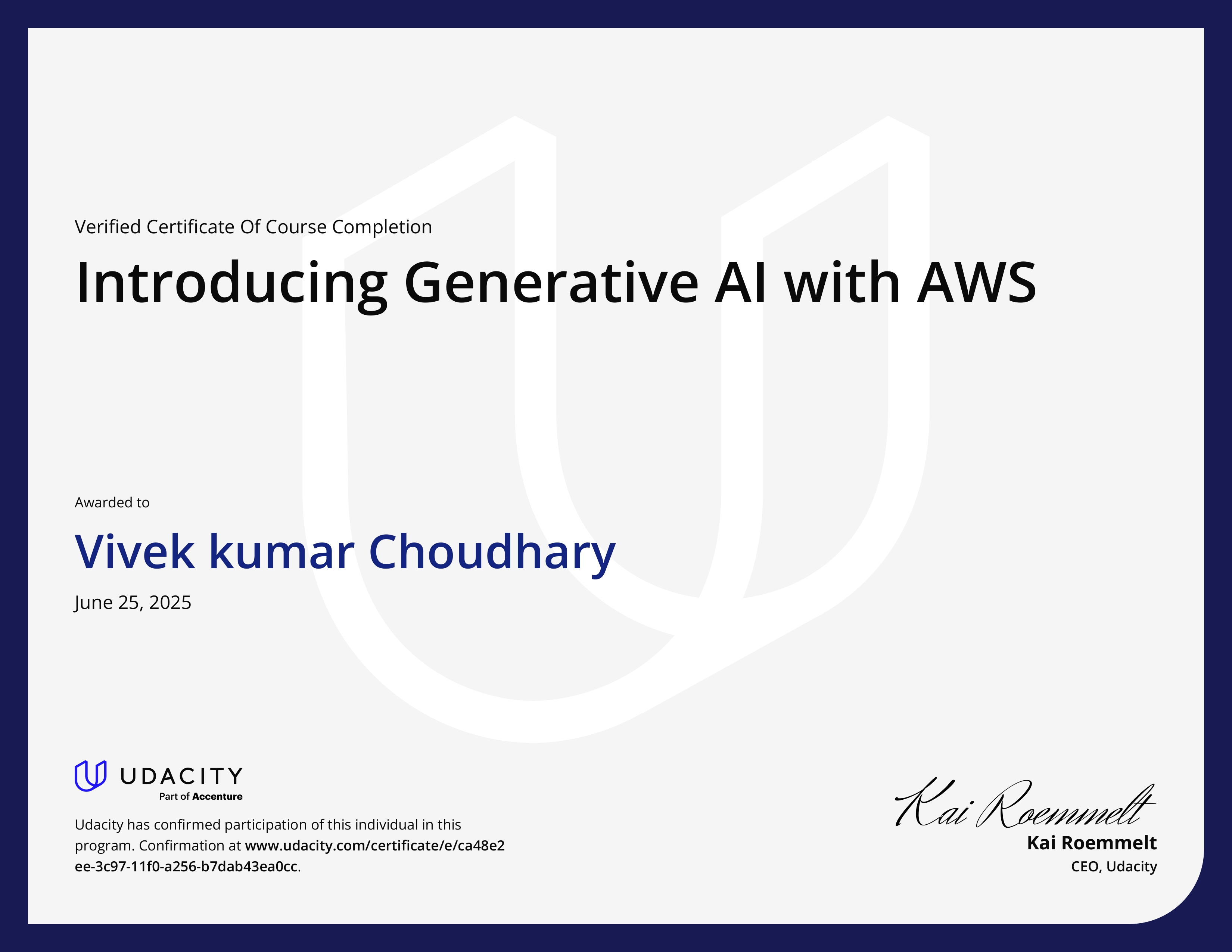 Introducing Generative AI with AWS